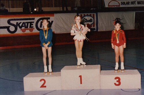 Tammy Bryant winning Tiny Tots at the 1985 National Artistic Championships in Queensland, Australia